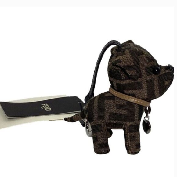 Fendi FF Print Dog Charm - Picture 2 of 6